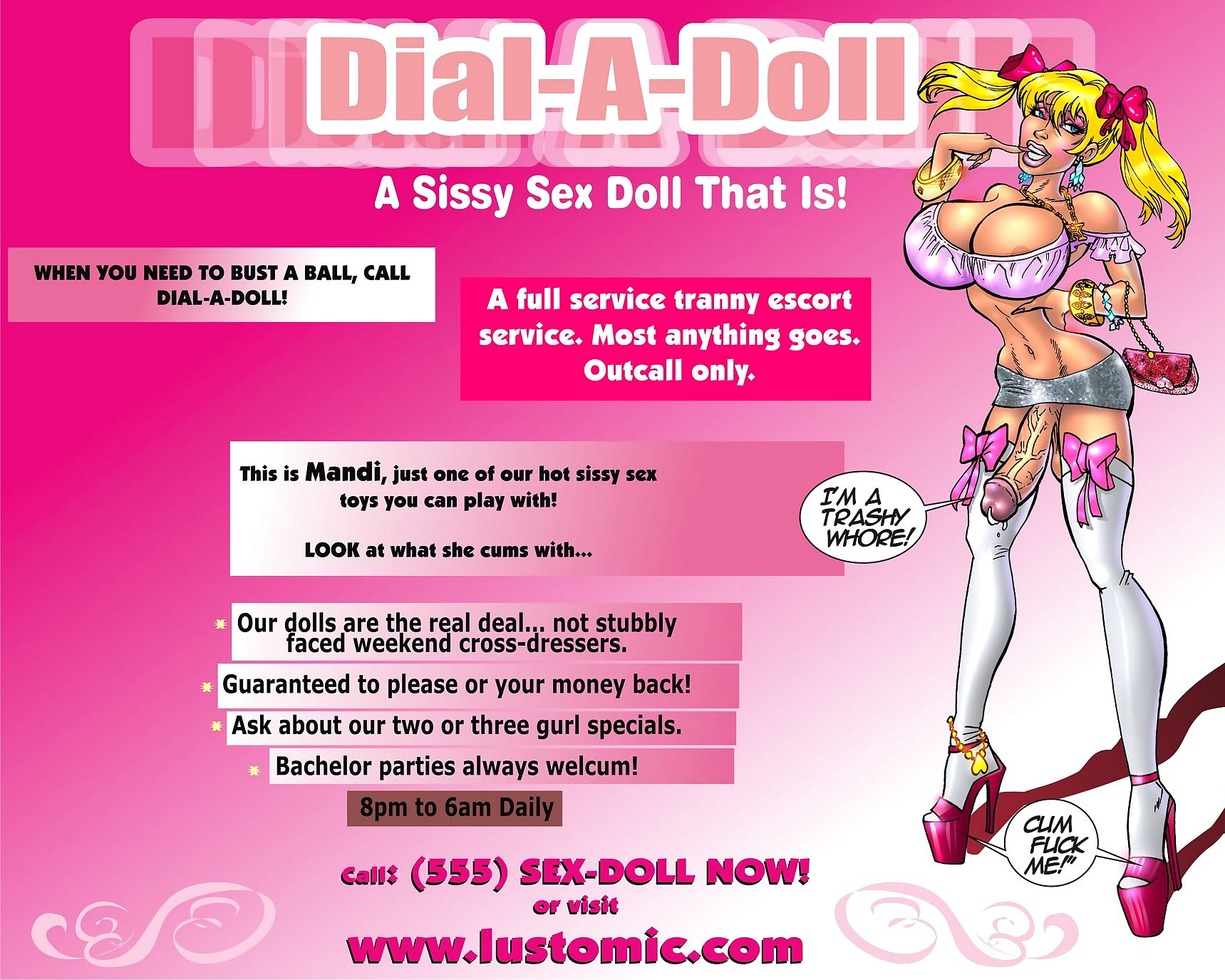 Lustomic- Dial-A-Doll